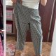 Molly & Isadora spodnie w kratkę Vichy wide leg | 28W / 56 / 28