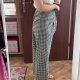 Molly & Isadora spodnie w kratkę Vichy wide leg | 28W / 56 / 28