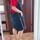 Vintage jeansowe ogrodniczki L.A. Blues denim / EU 54–56 / 5XL 100% bawełna