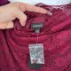 Elegancka koronkowa suknia maxi Torrid bordo 6XL / EU 56–58