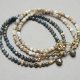 Muszla dark blue /choker - 18.11.25/ - Szlachetna kolekcja