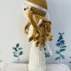 Anioł stróż lalka maskotka szydełkowa handmade
