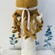Anioł stróż lalka maskotka szydełkowa handmade