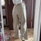 Beżowe spodnie Faded Glory Stretch 24W Plus Size szerokie nogawki