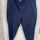 Ciemnoniebieskie spodnie Terra & Sky 5X (32-34W) Plus Size wysokie