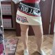 Czerwona mini spódnica Shein Curve 5XL z nadrukiem Motorcycle Girl