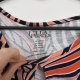 Kolorowa bluzka Ulla Popken 28/30 (58/60) Plus Size wzór liści