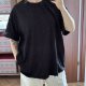 Czarna bluzka 100% bawełna Plus Size oversize kliegou Rozmiar 8XL / 56 / 28