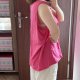 Malinowa bezrękawnik Just My Size JMS 30W/32W Plus Size bawełna 9XL / 58 / 30