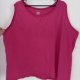 Malinowa bezrękawnik Just My Size JMS 30W/32W Plus Size bawełna 9XL / 58 / 30
