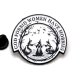 Pin broszka black white czarownice