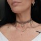 Choker z turkusem afrykańskim