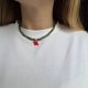 Choker z ptakiem