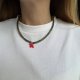 Choker z ptakiem