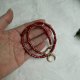 Ceramiczny choker z wisiorkiem w kształcie lunuli