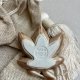 Vintage Wade England Porcelain Leaf Pin Dish ❤ Lata 50-te. XXw.