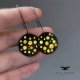 Kolczyki Dots - Sunflower Yellow
