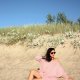 SWETER OVERSIZE PUDROWY RÓŻ