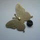 METALOWA MALOWANA PIN PRZYPINKA MOTYL OBRAZ VINCENT VAN GOGH
