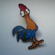 METALOWA EMALIOWANA PIN PRZYPINKA DUŻY KOGUT