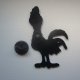 METALOWA EMALIOWANA PIN PRZYPINKA DUŻY KOGUT