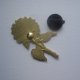 METALOWA EMALIOWANA PIN PRZYPINKA SŁONECZNIK
