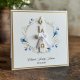 Kartka na chrzest w ozdobnej kopercie, C47