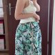 Wzór tropikalny spodnie Roaman's (22/24) Plus Size luźne