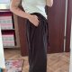 Czarne spodnie capri szerokie Woman Within (30/32) Plus Size