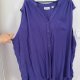 Fioletowa luźna bluzka koszula Avenue plus size 30/32 oversize