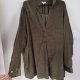 Oliwkowa sztruksowa koszula tunika J.Jill bawełna plus size oversize 8XL / 56 / 28