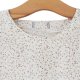 Bluzka vintage wiskoza rayon delikatny wzór
