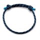 Bransoleta sznurek marynarska linka unisex granat