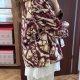 Wzór marmurkowy marynarka Alfred Dunner 24W Plus Size krótki rękaw oversize 6XL / 52 / 24