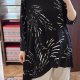Czarno-biała bluzka JM Collection 4X Plus Size oversize abstrakcyjny wzór 8XL / 56 / 28
