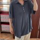 Szara koszulka polo Avenue 30/32 Plus Size krótki rękaw 9XL / 58 / 30