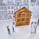 Domek ceramiczny kafelek dekoracyjny