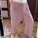 Różowe sztruksowe spodnie Alfred Dunner 24W Plus Size 6XL / 52 / 24