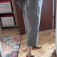 Szerokie spodnie garniturowe CJ Banks 30W Plus Size szare eleganckie z metką 9XL / 58 / 30