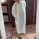Only Necessities białe spodnie culotte 32W Plus Size bawełna z paskiem 9XL / 58 / 30