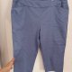 Błękitne capri Croft & Barrow 24W Plus Size stretch