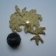 METALOWA EMALIOWANA PIN PRZYPINKA KWIAT KWIATY LILIA LILIE