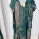 Ekouaer Zielona Sukienka Wzorzysta Plus Size 5XL
