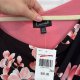 Connected Apparel Czarna Sukienka w Kwiaty Plus Size 24W 6XL / 52 / 24