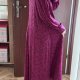 Adorne Woman Fioletowa Sukienka Midi Plus Size 24W