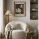 Botanika | Magnolia – obraz strukturalny 3D w ramie