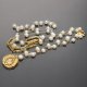 Sautoir /white pearls/ 2025-06/ - naszyjnik