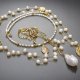 Sautoir /white pearls/ 2025-06/ - naszyjnik