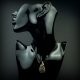 Zoisyt z rubinem wisiorek wire wrapping