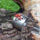 Pomarańczowe maki - bransoleta regulowana